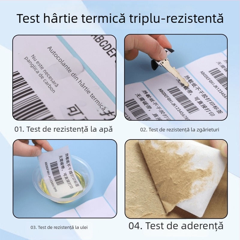Etichete termice autoadezive verticale 4060 pentru îmbrăcăminte - etichete pentru agățat, imprimare preț, etichete de certificat, personalizare
