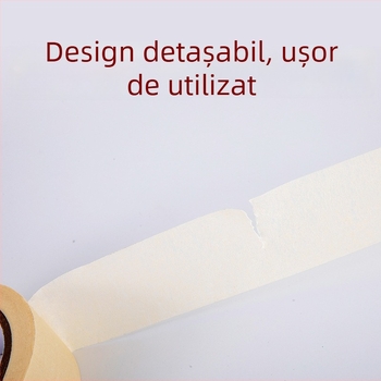 Bandă de mascare din hârtie, separare de culoare, ușor de ruptă și de scris, pentru artă și vopsire