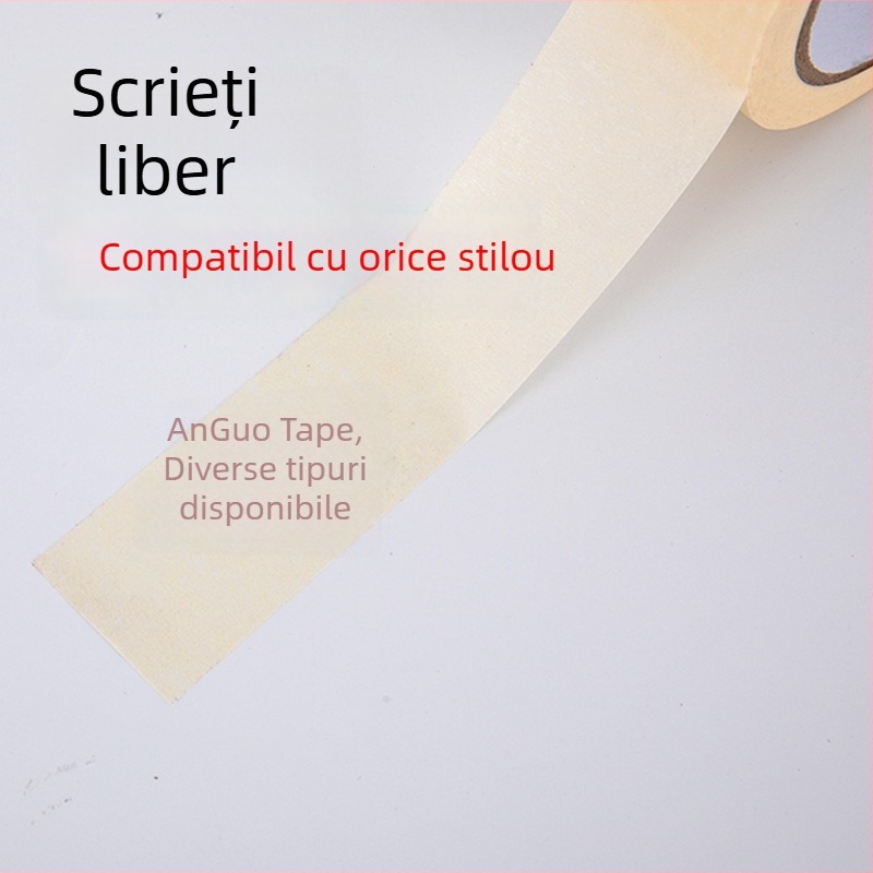 Bandă de mascare din hârtie, separare de culoare, ușor de ruptă și de scris, pentru artă și vopsire