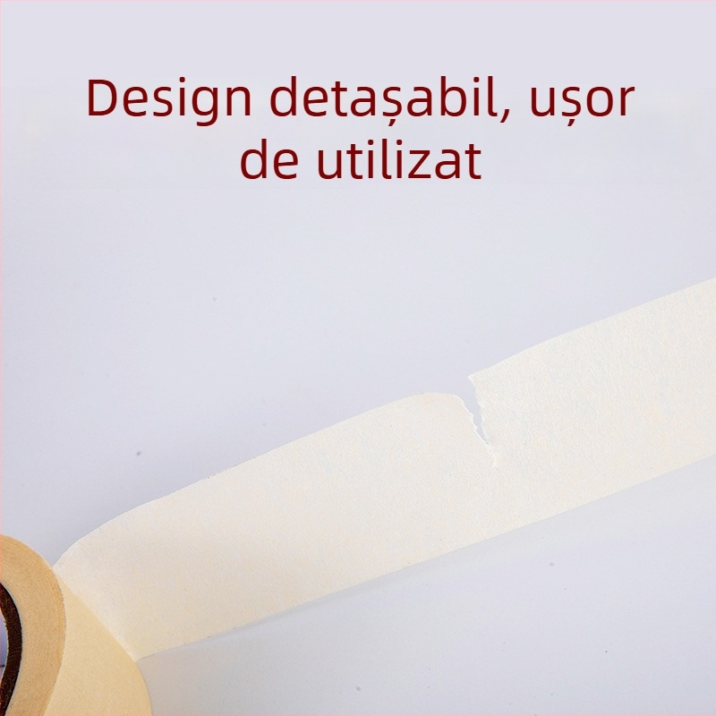 Bandă de mascare din hârtie, separare de culoare, ușor de ruptă și de scris, pentru artă și vopsire