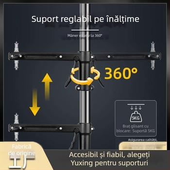 Stativ de iluminat pentru fotografie, 2,8 m, trepied pentru streaming live
