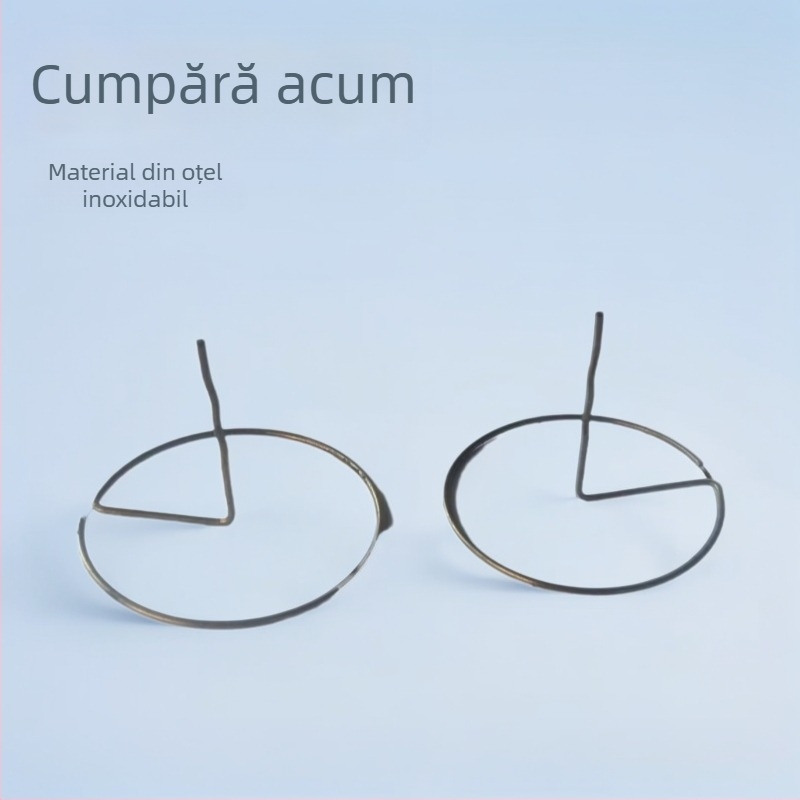 Cutie de moxibustion cu suport cu arc pentru gua sha și acupunctură, oțel inoxidabil, fir culoare cupru