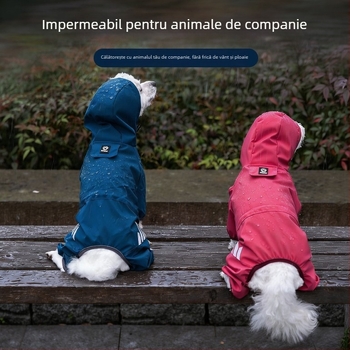Palton de ploaie pentru câini – poncho impermeabil pentru câini mici și mijlocii