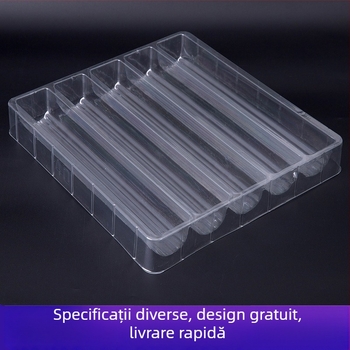 Caseta blister transparenta pentru componente ale tevi ondulate (PET/PS/PP)