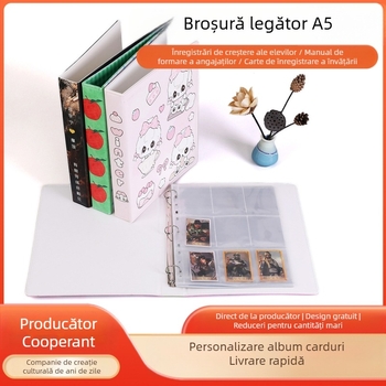 Album PU personalizat pentru carduri cu vedete din anime, album foto Polaroid, album de stocare pentru carduri pentru festivaluri de muzică