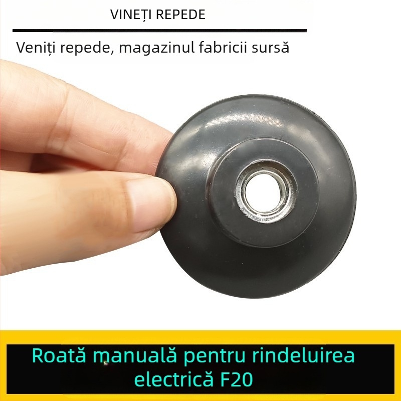 Hitachi F20 planer electric portabil cu roată de reglaj pentru placa frontală inferioară