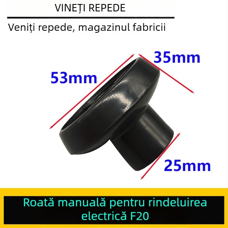 Hitachi F20 planer electric portabil cu roată de reglaj pentru placa frontală inferioară