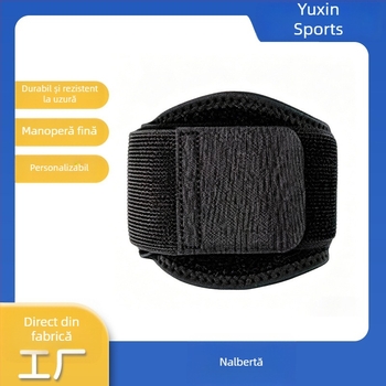 Protecție pentru cot reglabilă pentru sport – protecție de cot pentru badminton, baschet și tenis, antialunecare, absorbție a șocurilor