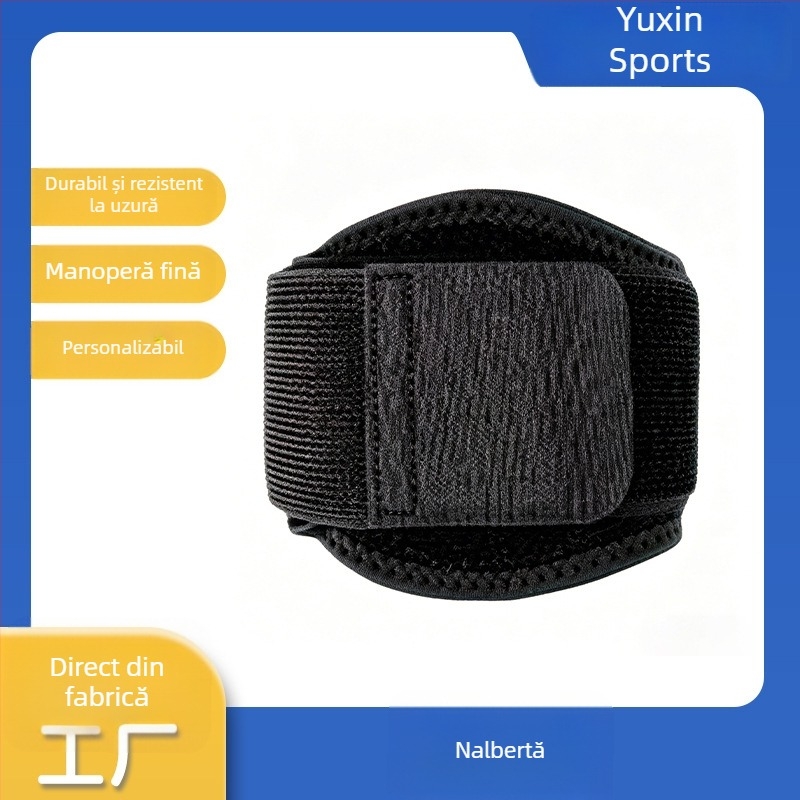 Protecție pentru cot reglabilă pentru sport – protecție de cot pentru badminton, baschet și tenis, antialunecare, absorbție a șocurilor