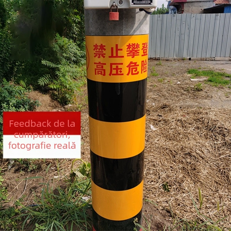 Buline reflectorizante anti-coliziune pentru stâlpi și posturi de siguranță