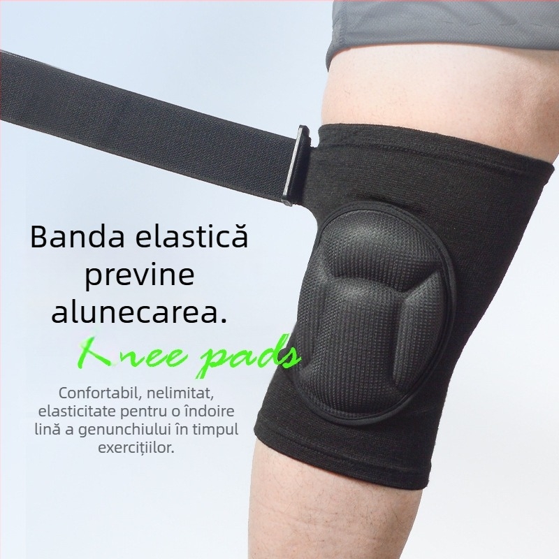 Protecții pentru genunchi personalizate pentru sporturi în aer liber: patinaj cu role, ciclism și dans, EVA gros, protecție împotriva coliziunilor și a căderilor, absorbție a șocurilor