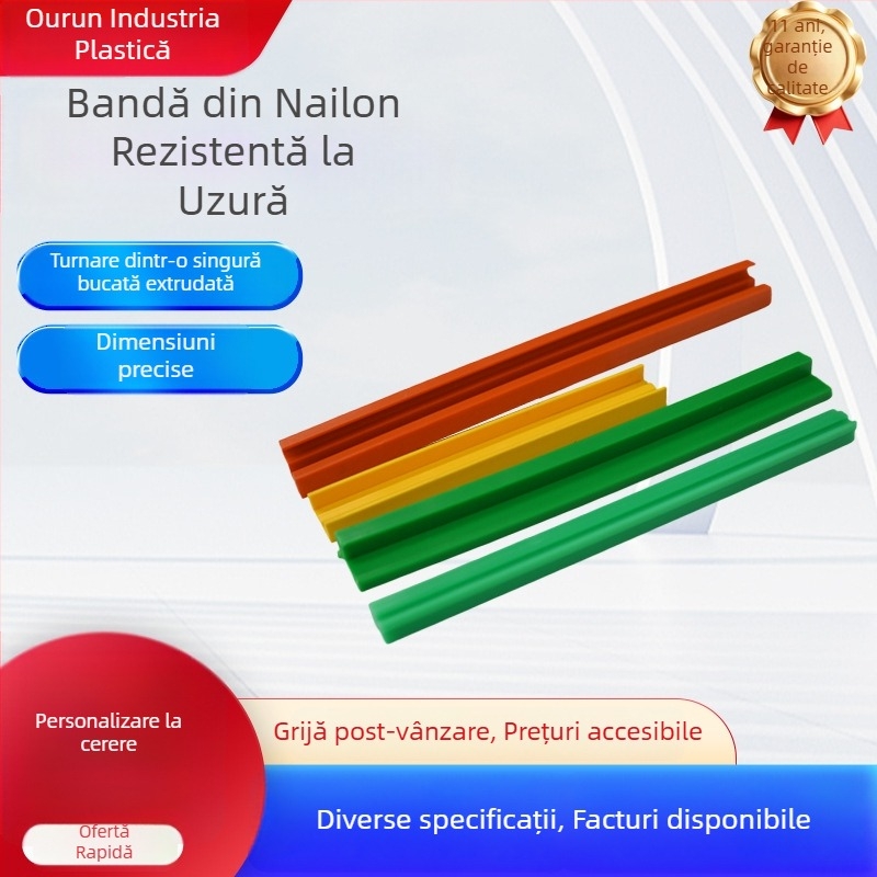 Suluri din nylon pentru benzi transportoare, benzi anti-coliziune personalizabile, garnituri din polietilenă fără ungere