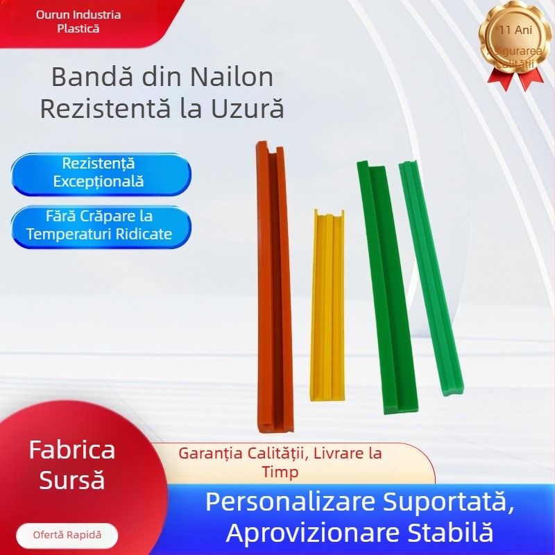 Suluri din nylon pentru benzi transportoare, benzi anti-coliziune personalizabile, garnituri din polietilenă fără ungere