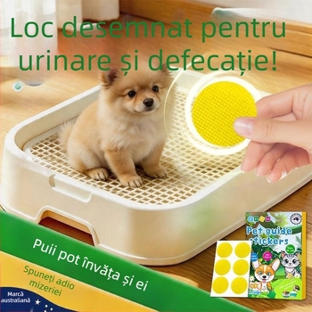 Ajutor pentru antrenamentul la toaletă al câinilor — încurajează defecația și urinarea într-un spațiu desemnat pentru Bichon Frisé