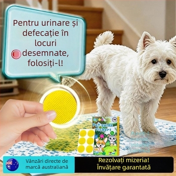Ajutor pentru antrenamentul la toaletă al câinilor — încurajează defecația și urinarea într-un spațiu desemnat pentru Bichon Frisé