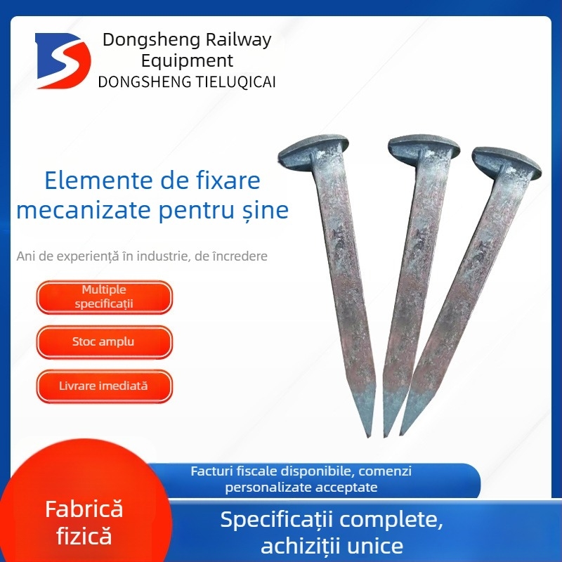 Cuiuri de cale ferată pentru minerit, cu capete pătrate, manual
