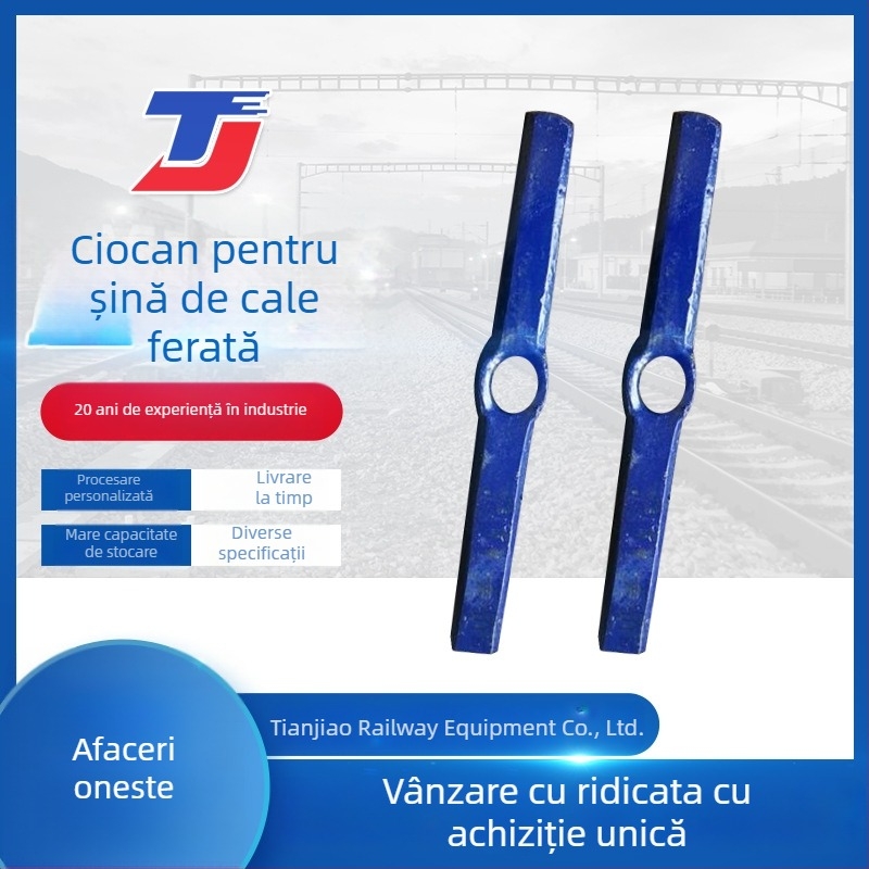Ciocan pentru cui de cale ferată cu cap plat, ciocan din oțel de cale ferată pentru întreținerea șinelor