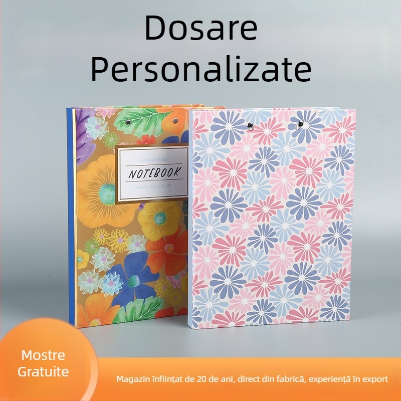 Dosar A4 color personalizat pentru contract, hârtie, cu inserții