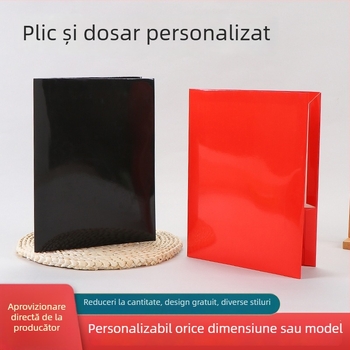 Copertă de carte personalizabilă și set de organizare a documentelor cu inserții, buzunare pentru carduri, foldere și dosare din hârtie