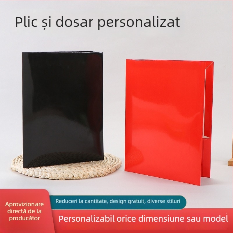 Copertă de carte personalizabilă și set de organizare a documentelor cu inserții, buzunare pentru carduri, foldere și dosare din hârtie