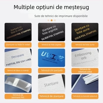 Mapă A4 personalizată cu copertă din folie aurie pentru contracte corporative, mapă documente și personalizare sigiliu.