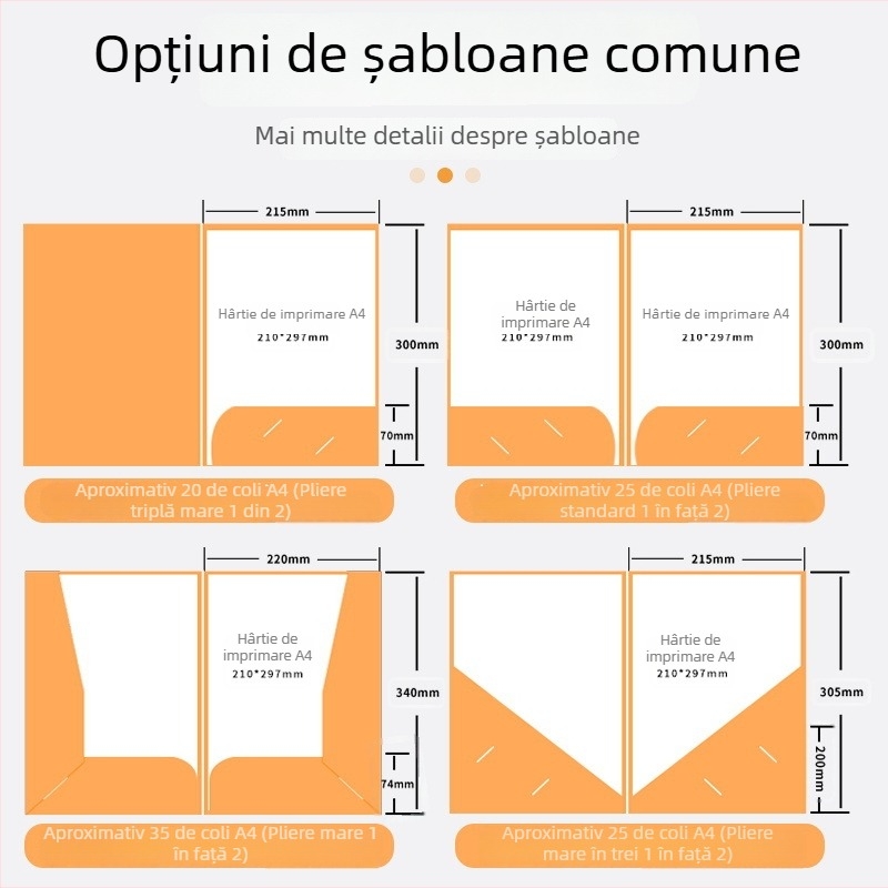 Mapă A4 personalizată cu copertă din folie aurie pentru contracte corporative, mapă documente și personalizare sigiliu.