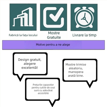 Cutie cadou pentru ceai premium, ambalaj de ceai de înaltă calitate