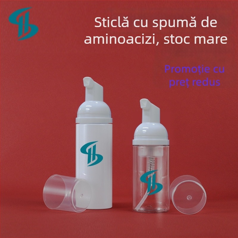 Sticlă PET cu pompă pentru spumă facială, 30ml/60ml, spumă cu aminoacizi