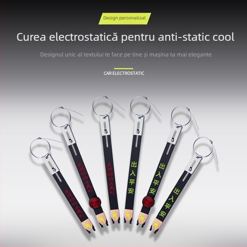Curea anti-static pentru mașină, din cauciuc, 380×30 mm