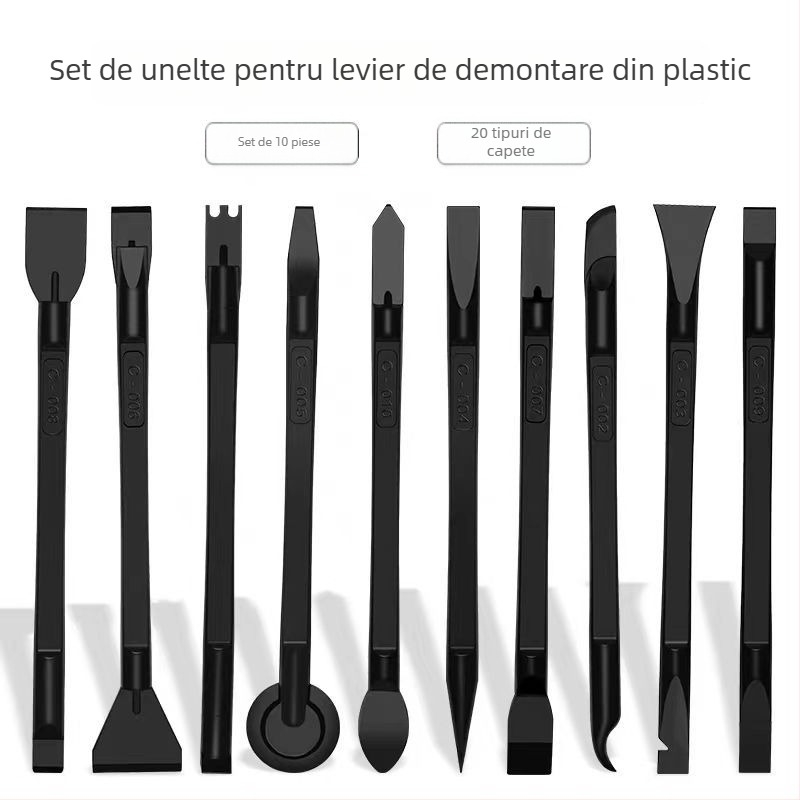 Bară de deschidere din fibră de carbon cu două capete – set multifuncțional antistat pentru demontarea telefoanelor și tabletelor