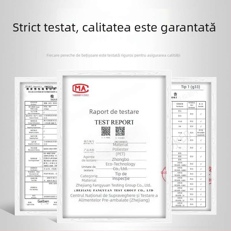 Bețișoare din aliaj negre, anti-alunecare, pentru restaurante și uz casnic; unelte cu capete duble pentru dezinfectare; ecologice.