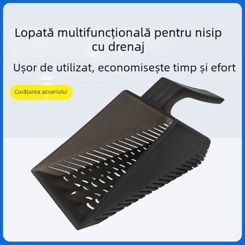 Lopată multifuncțională pentru nisip de acvariu și unealtă de curățare pentru plantele acvatice și amenajare peisaj