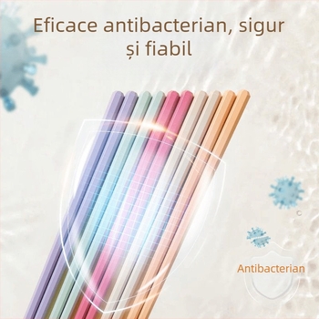 Bețișoare Macaron pentru uz casnic, câte o pereche pentru fiecare persoană, rezistente la mucegai, rezistente la temperaturi înalte, antiderapante, fără deformări