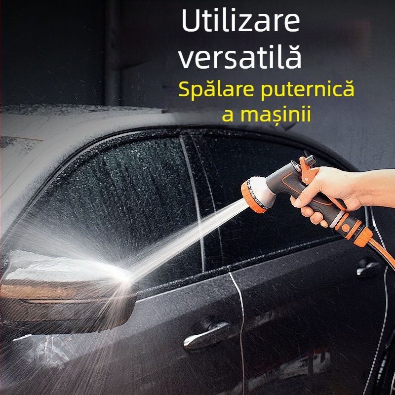 Pistol de stropit multifuncțional pentru udarea florilor, spălarea mașinii și irigații de grădină