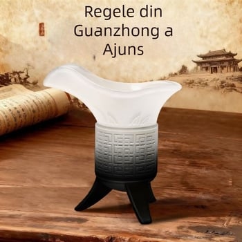 Set de pahare imperiale în stil antic, cu pahare de vin alb, dozator de băuturi și mini sticle