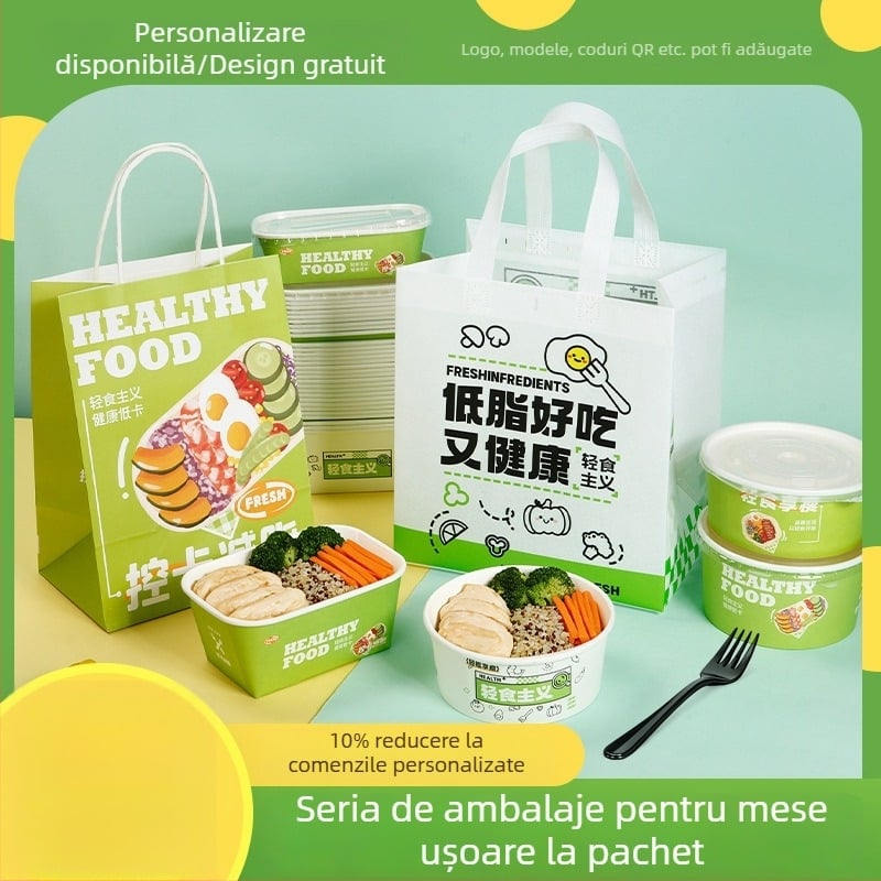 Pungi de livrare din material nețesut, impermeabile, pentru catering comercial, ambalaje ecologice, geantă cu imprimare a logo-ului