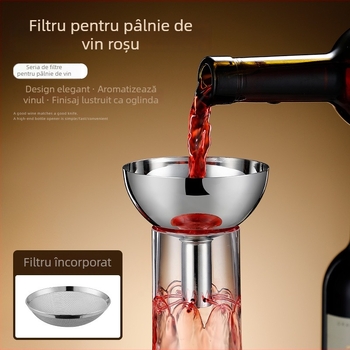 Pâlnie din oțel inoxidabil 304, filtru cu diametru mare pentru decantare