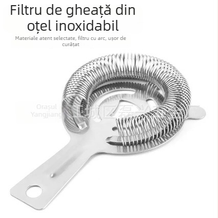 Filtru de gheață din oțel inoxidabil pentru cocktailuri