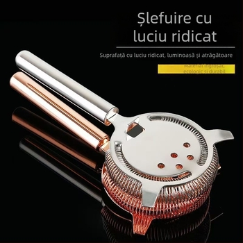 Filtru de gheață din oțel inoxidabil 304 pentru baruri și cocktailuri, filtru pentru cuburi de gheață