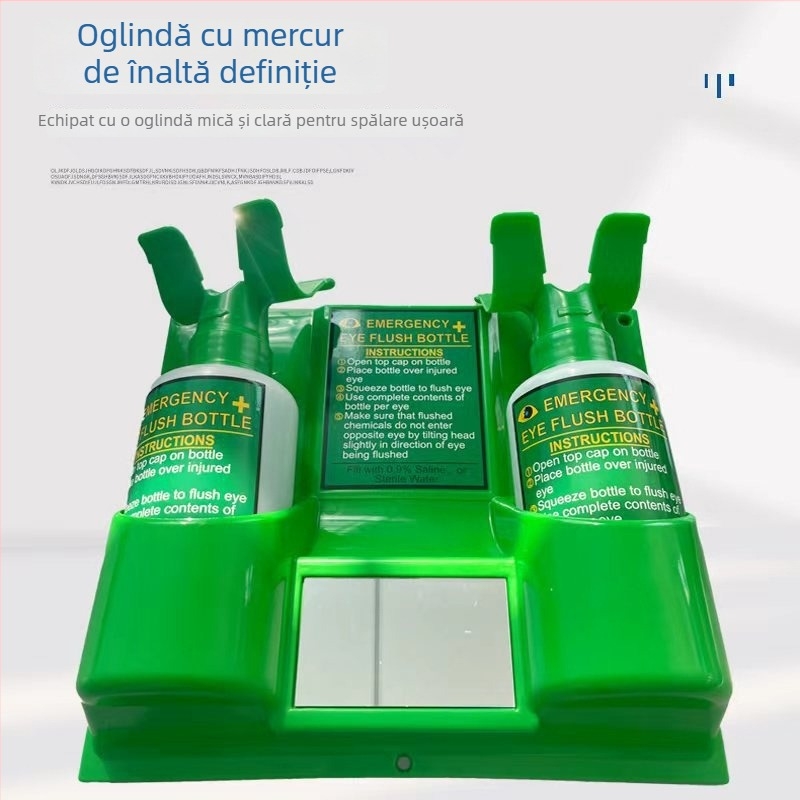6670 Spălător de ochi portabil montat pe perete, 500 ml, pentru laboratoare
