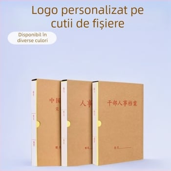 Cutie A4 pentru arhiva personalului, cutie de documente, dosar pentru membru al partidului, cutie din hârtie Kraft