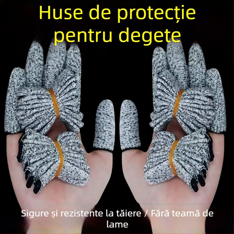 Protecții pentru degete anti-tăiere pentru grădină, cu mănuși anti-înțepare