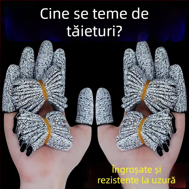 Protecții pentru degete anti-tăiere pentru grădină, cu mănuși anti-înțepare