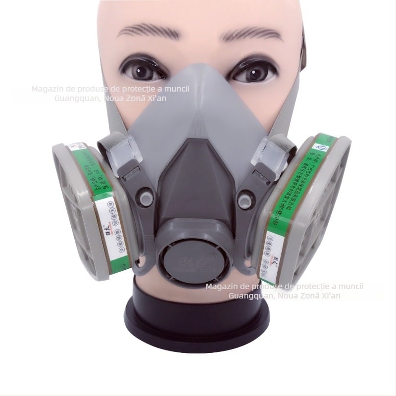 Lianyou 6200 mască de gaz cu cărbune activ pentru protecție chimică și împotriva pesticidelor, eliminarea mirosurilor