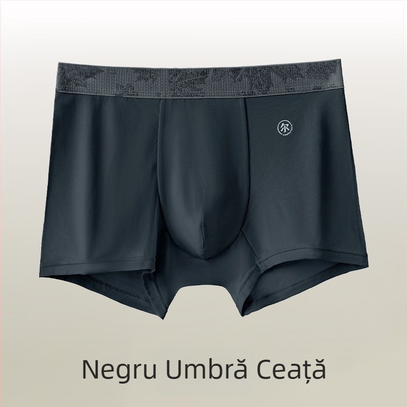Boxeri pentru bărbați Lyocell, de înaltă calitate, respirabili, ușori pentru vară, mărime mare