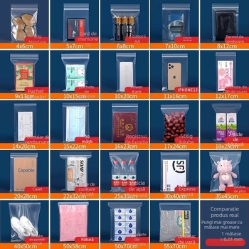 Saci de depozitare alimentare pentru frigider și congelator, sigilate, de calitate alimentară, pentru depozitarea cărnii