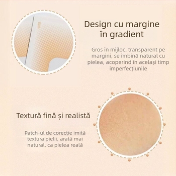 Autocolante pentru acoperire tatuaje, culoare pielii, instrument profesional pentru acoperirea semnelor de naștere și a petelor albe, durabile, impermeabile, respirabile, aspect pielos.