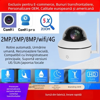 Camhipro Camhi 5MP Wi-Fi PTZ cameră sferică pentru exterior