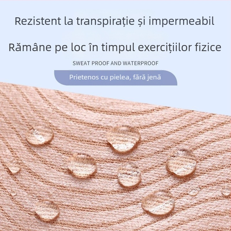 Acoperitoare anti-alunecare pentru mameloane, pentru a ascunde liniile mameloanelor, mărime universală, bandă de sutien invizibilă cu efect de ridicare