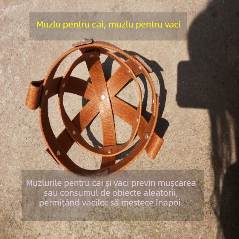 Botă pentru cai și vite, protecție a gurii, rezistentă la abraziune